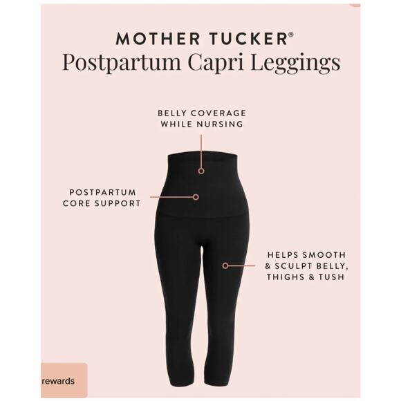 Belly Bandit Mother Tucker Compression Capri leggings black sz L - Picture 4 of 4